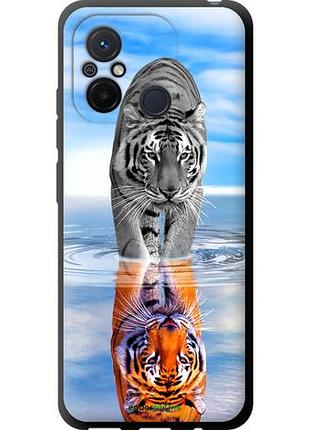 Чехол tpu на xiaomi redmi 12c тигр