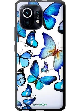 Чехол tpu на xiaomi mi 11 метелики