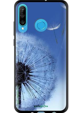 Чехол tpu на huawei p30 lite кульбабка