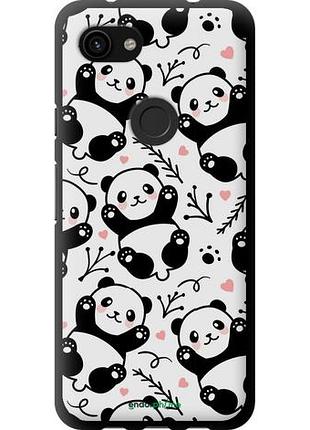 Чехол tpu на google pixel 3a панди