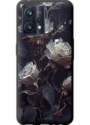 Чехол tpu на realme 9 pro plus троянди 2