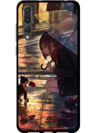 Чехол tpu на huawei p20 pro anime