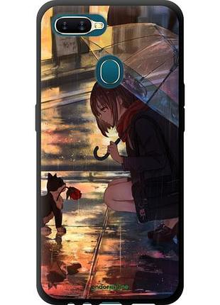 Чехол tpu на oppo a12 anime