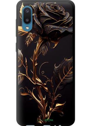 Чехол tpu на samsung galaxy a02 a022g троянда 3