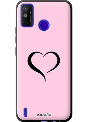 Чехол tpu на tecno spark 6 go ke5 серце 1