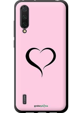 Чохол tpu на xiaomi mi 9 lite серце 1