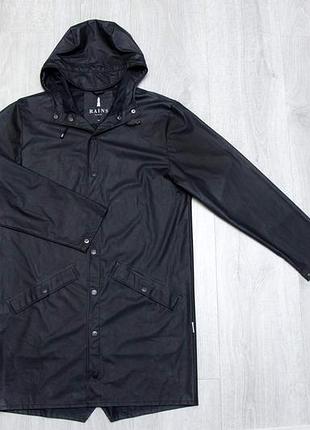 Плащ-дощовик rains long jacket. розмір unisex s/m
