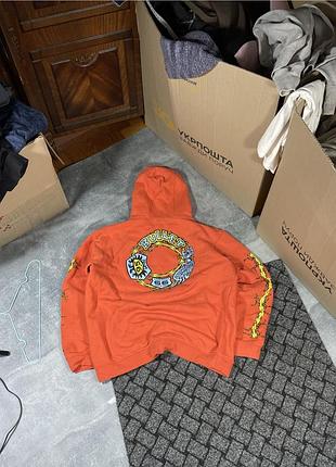 Худі з великими логотипами santa cruz bullet hoodie