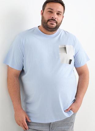 ⚡ блакитна чоловіча футболка | c&a