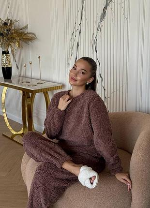 Тепла махрова піжамка 🍂