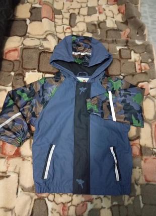 Гумова куртка на флісі