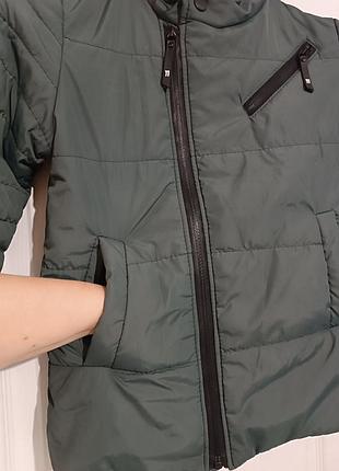 Куртка хаки для мальчика 3