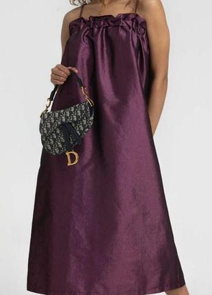 Платье из тафты от topshop