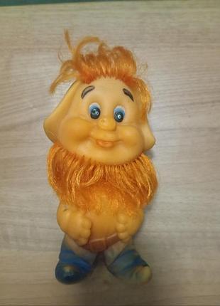 Гумова фігурка гном 20см