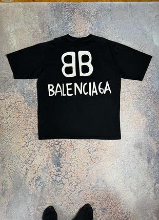 Футболка balenciaga розмір л оверсайз