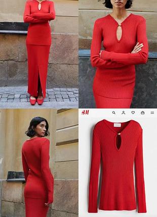 Удлиненный свитер с круглым вырезом, длинный лонгслив в рубчик, трендовый, базовый, с декольте, осенний, однотонный, трикотажный, вязаный, обмен