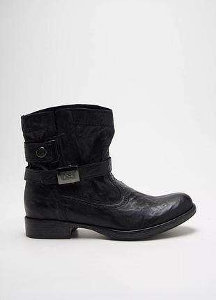Черевики в байкерському стилі з італійської шкіри nero giardini