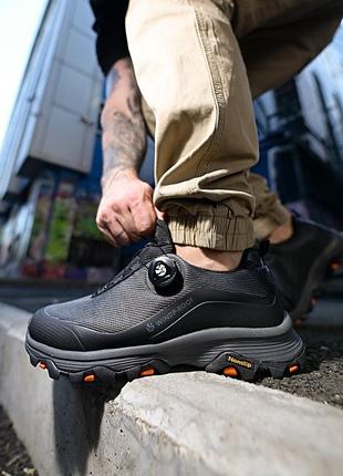 Термо кроссовки с автошнуровкой windproof black