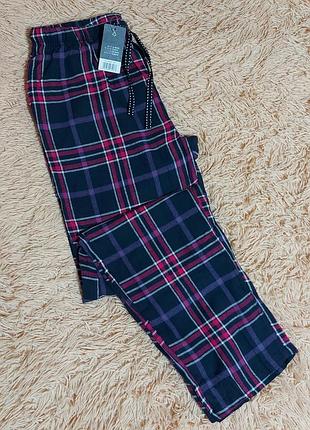 Штани піжамні (фланель) з кишенями, розмір 8-10 (євро 36-38)