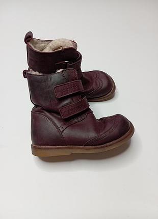 Шкіряні черевики для дівчинки