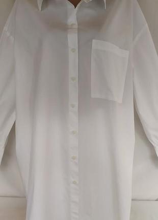 Актуальная современная оверсайз рубашка большого размера