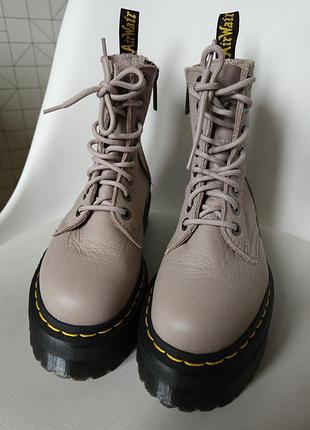 Шикарные женские кожаные ботинки dr. martens jadon iii оригинал 37 размер, кожаные ботинки на высокой подошве