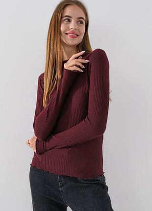 Бордова водолазка