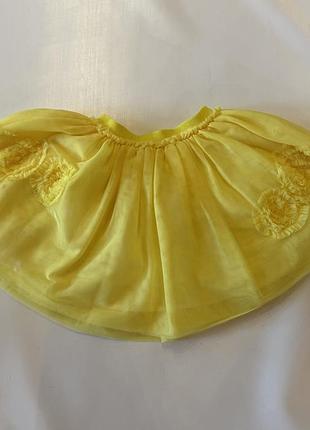 Сонячна спідничка mayoral для дівчинки 7 років — яскравий жовтий колір, легка та святкова 🌼