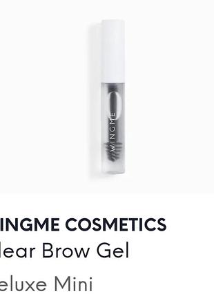 Гель для бровей wingme cosmetics

clear brow gel