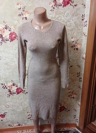 Теплое платье