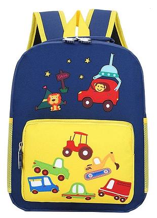 Дитячий рюкзак машинки для хлопчика 5, 6 років