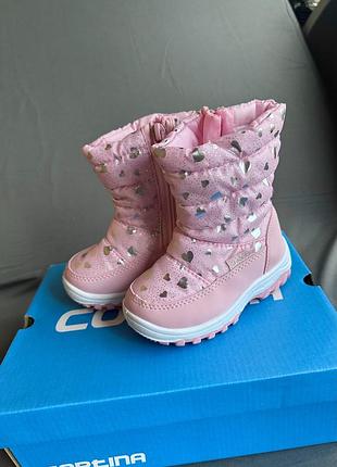 Ботинки, сапожки зимові нові 22 розмір