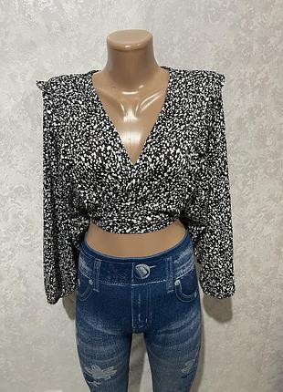 Топ блуза принт