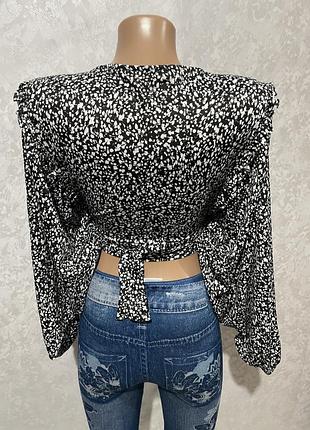Топ блуза принт 4