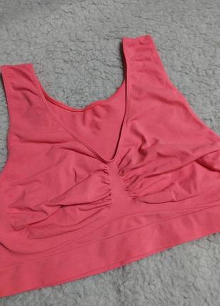 Бесшовный эластичный топ размер хл