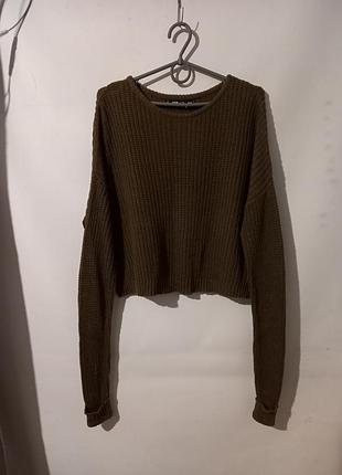 Укороченный свитер оверсайз размер xxs