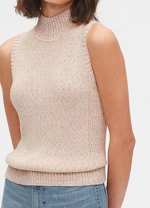 Трендовый вязаный жилет/безрукавка оригинал