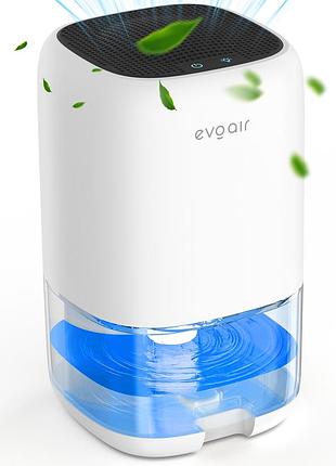 Осушувач повітря evoair humix300, 300 мл/24 год, безшумний, підсвічування 7 кольорів, резервуар 1 л, білий