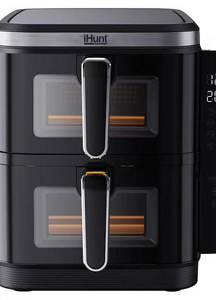Аэрогриль мультипечь двойная ihunt bro air fryer 11l dual stack