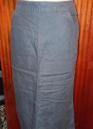 Серая юбка зеленая размер 4850