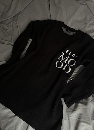 Подовжена кофтинка з розрізами (тепла)