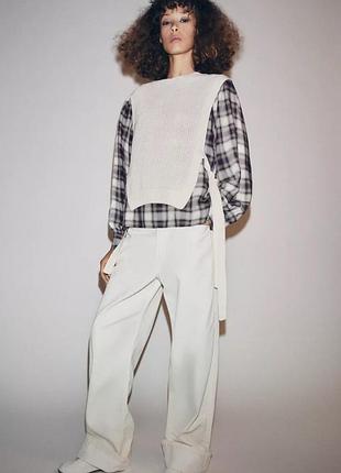 Сорочка жіноча комбінована zara new