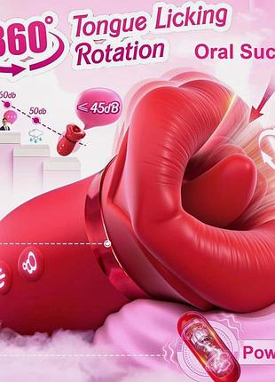 Мастубратор вакумный с языком женский и мужской, эффект лишняя сосания клитора, ануса, сосок,пениса,мошонки