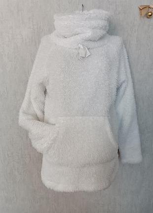 Тепла пухнаста кофта меховушка р.s