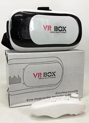 Окуляри віртуальної реальності з пультом vr box g2 для смартфонів з діагоналлю екранів від 4 до 6 дюймів.w+