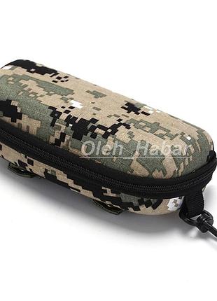 Тактический футляр для очков. футляр для очков камуфляжный molle (1578)