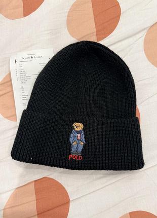 Шапка унісекс polo ralph lauren ведмедик