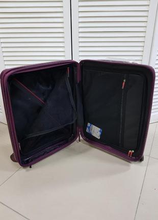 Легкий французский чемодан airtex 242b с расширением3 фото
