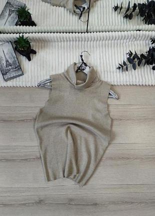 Гольф безрукавка рубчик apricot p l