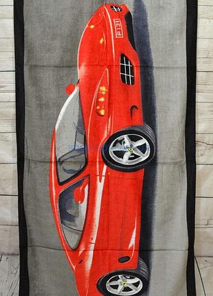 Пляжний рушник пляжное полотенце 70*140 машина